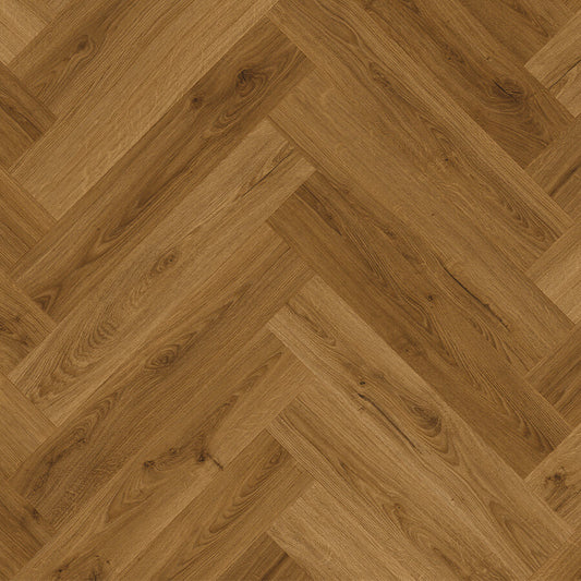 Ciro Herringbone - Botanic Caramel Oak