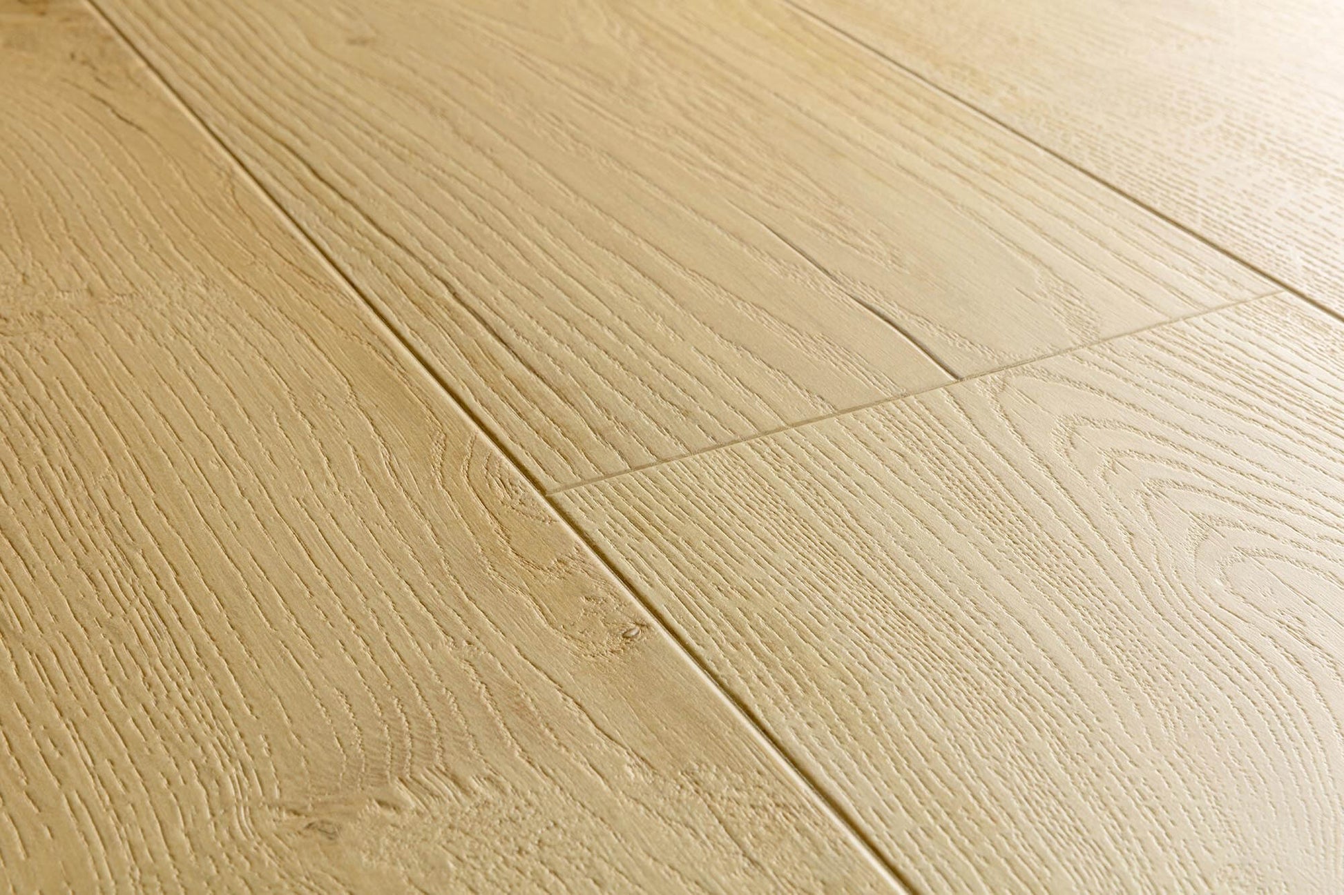 Light beige wood flooring planks with a natural oak-like grain texture.