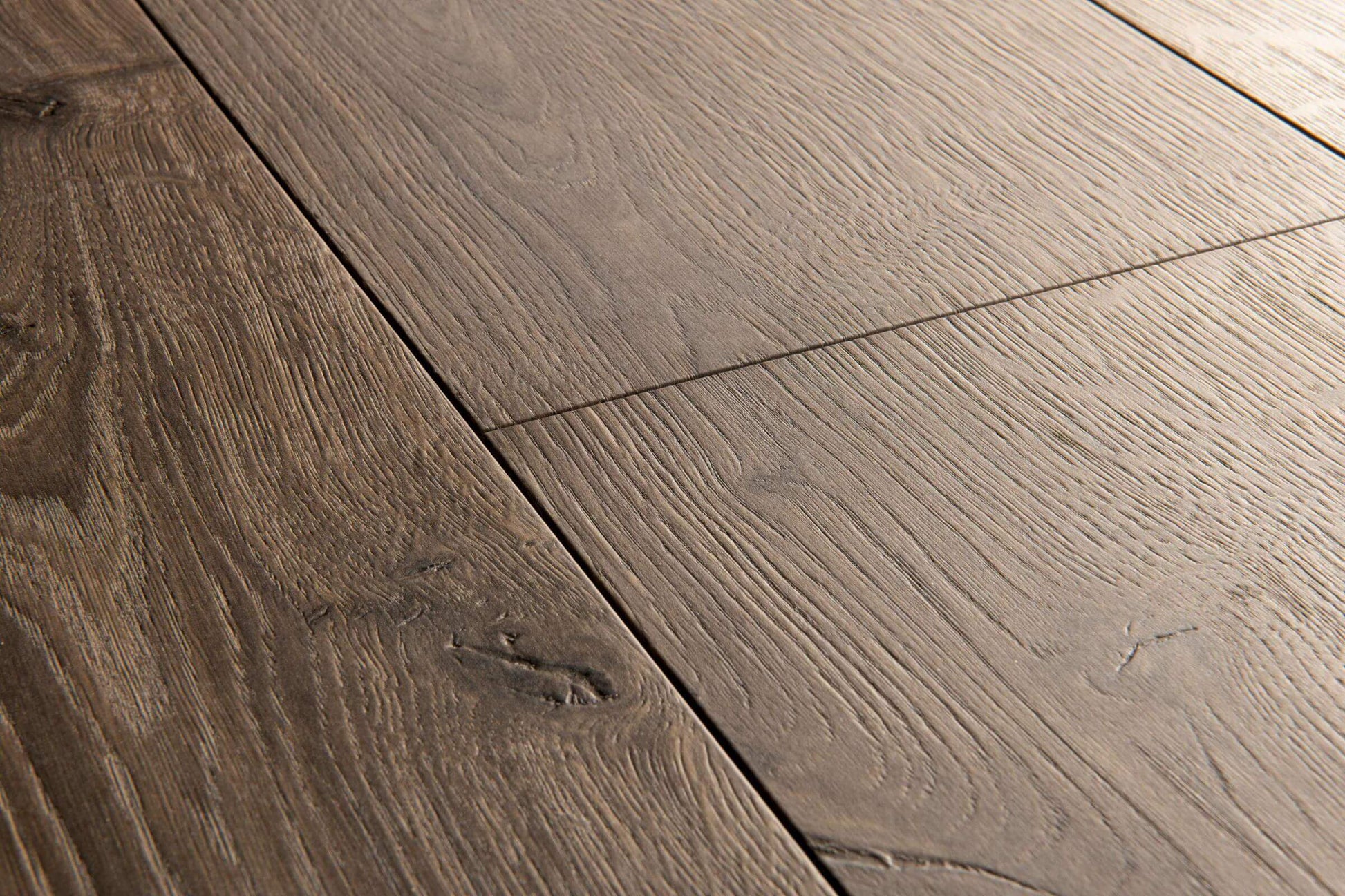 Close-up of a wooden floor with a natural finish